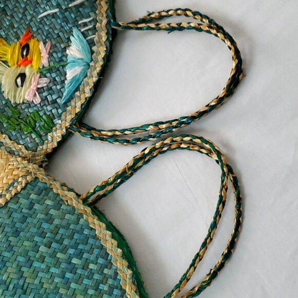 Vintage 2 Easter Baskets OOAK Wicker - Picture 16 of 16